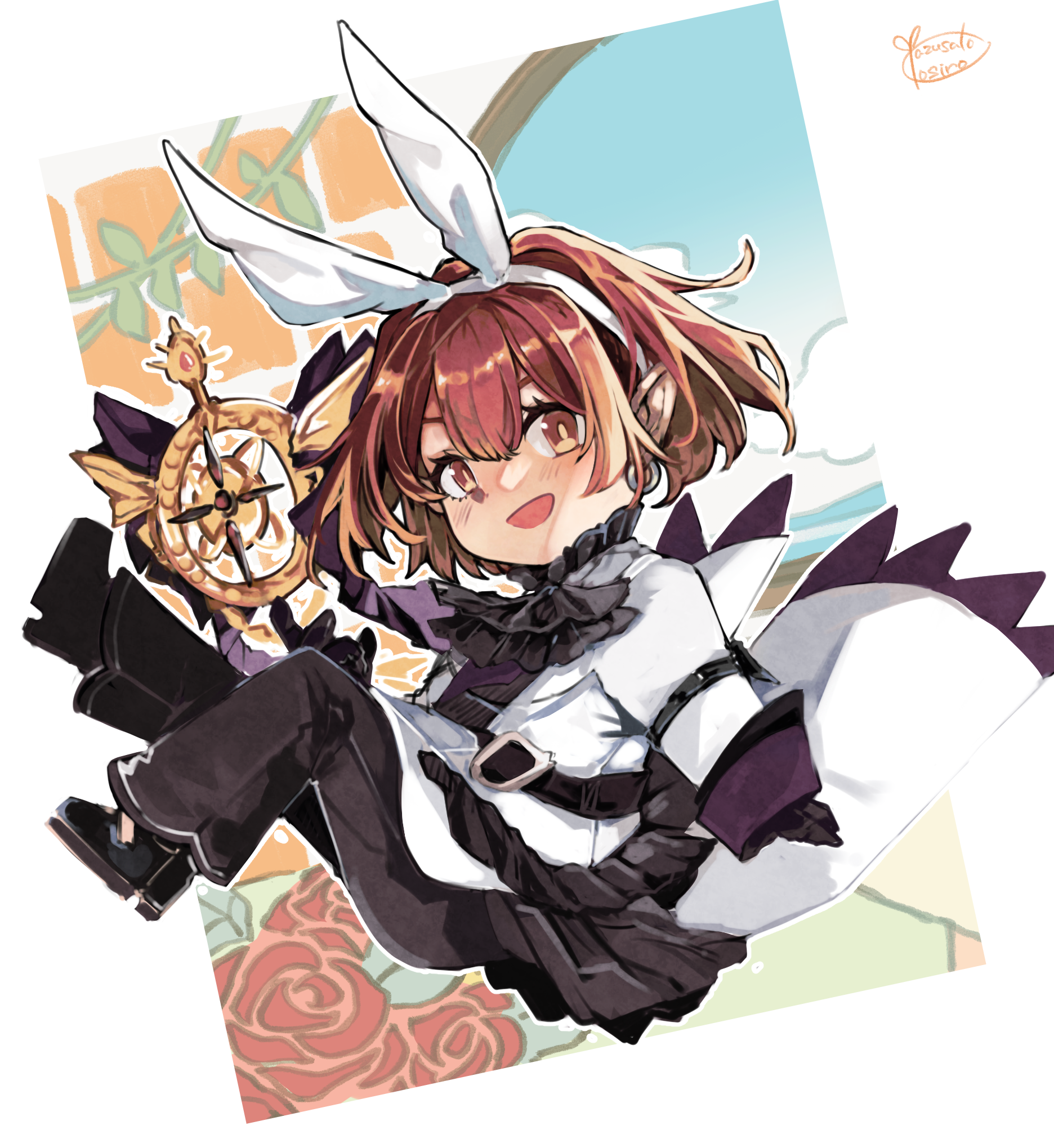 A fan illustration inspired by a character from a well-known series.