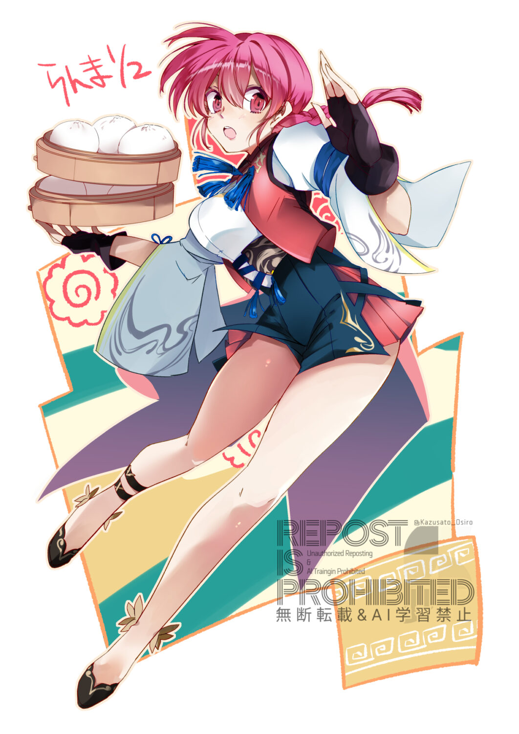 A fan illustration inspired by a character from a well-known series.